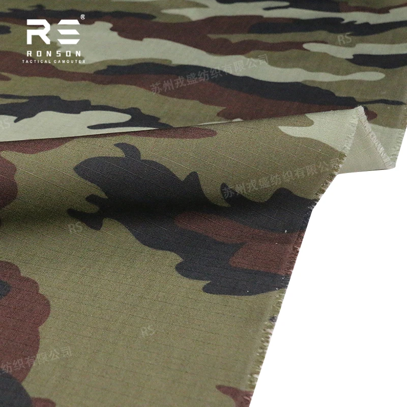 Tela táctica Ripstop camuflaje DPM NYCO para uniforme militar - imagen 5