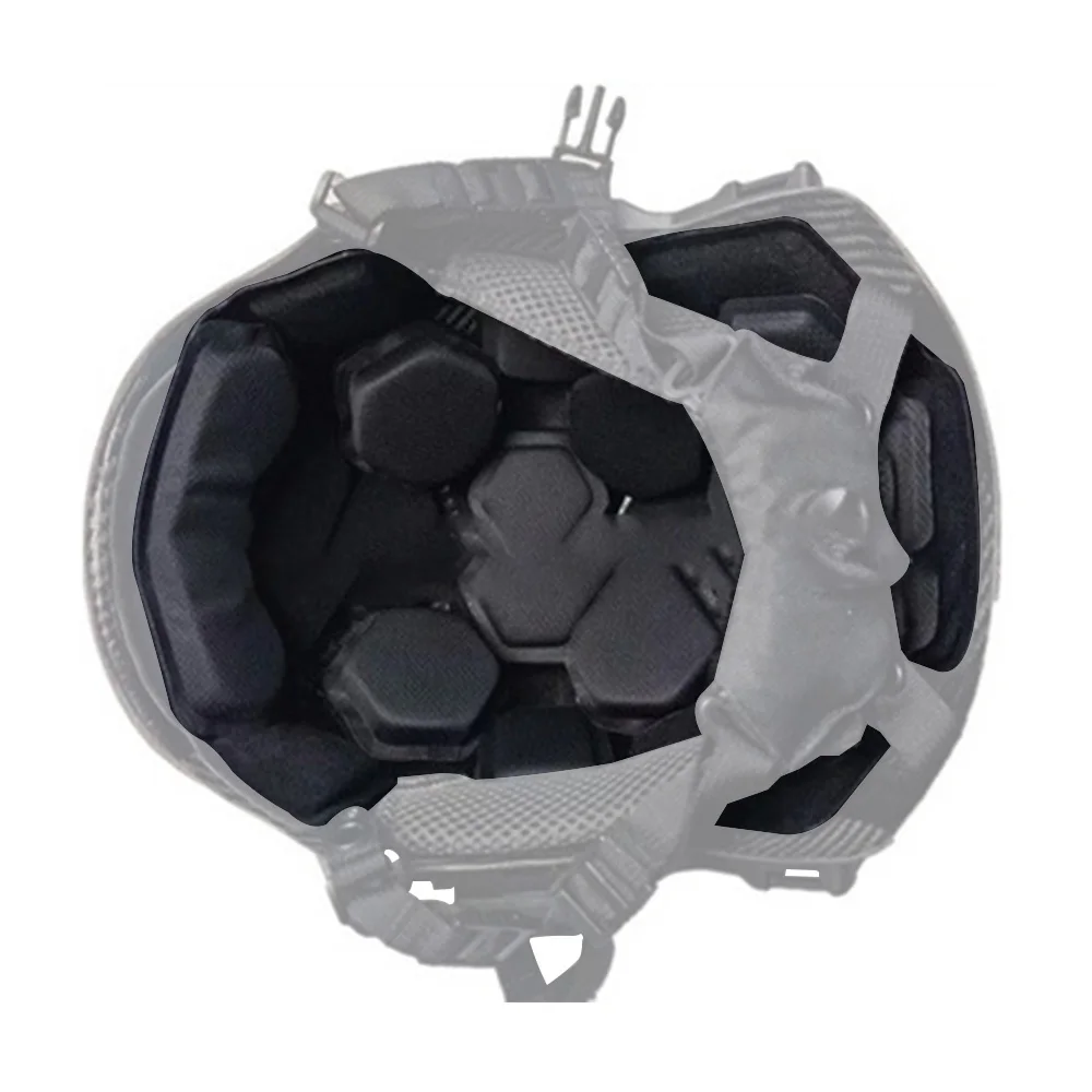 VULPO Gen4 acolchado casco espuma viscoelástica – Interior MICH airsoft - imagen 4