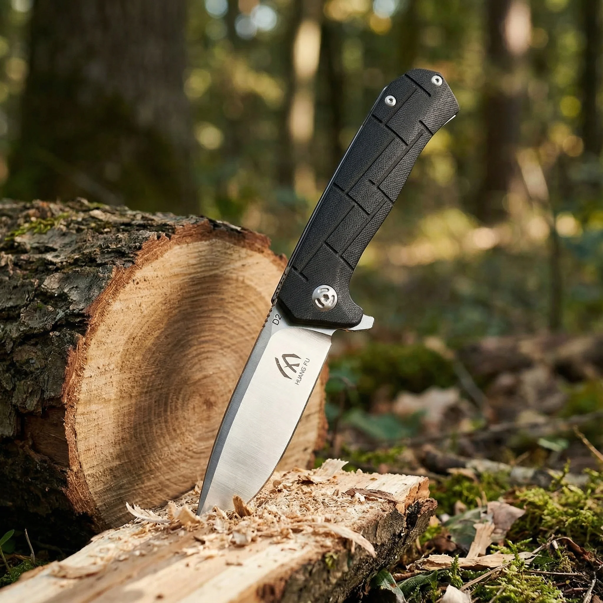 Cuchillo plegable táctico de emergencia para camping y senderismo - imagen 2