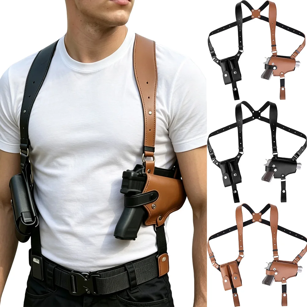 Funda táctica de hombro para pistola con doble portacargador - imagen 4
