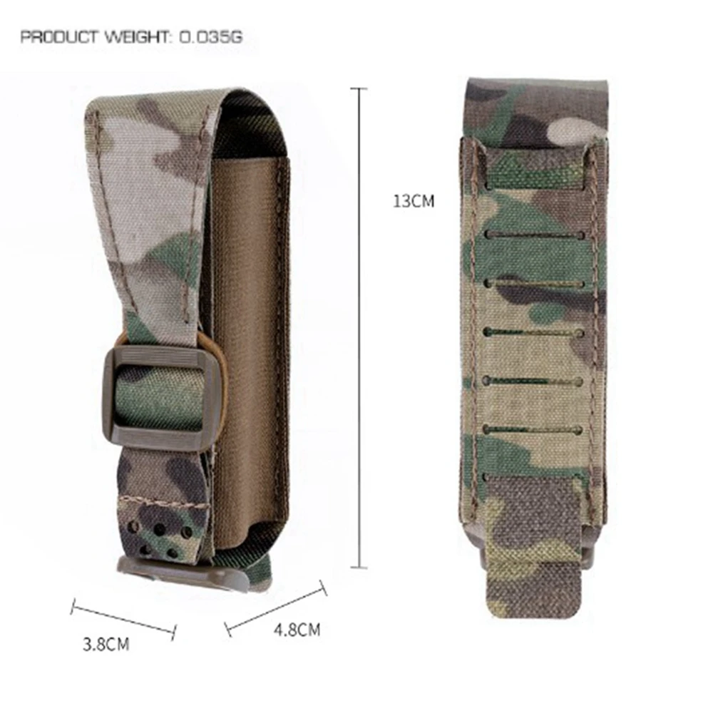 Bolsa MOLLE táctica para torniquete, herramientas y linterna