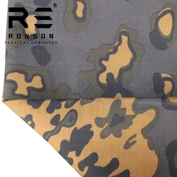 Tela táctica Ripstop nailon-algodón hoja roble otoño para uniforme