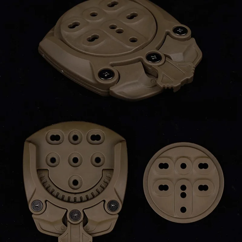 Detalle del sistema de rotación y ajuste