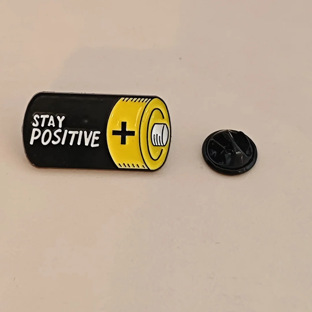 Broche táctico estilo batería optimismo diario unisex - imagen 5