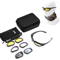Gafas polarizadas tácticas para tiro, airsoft, caza y senderismo