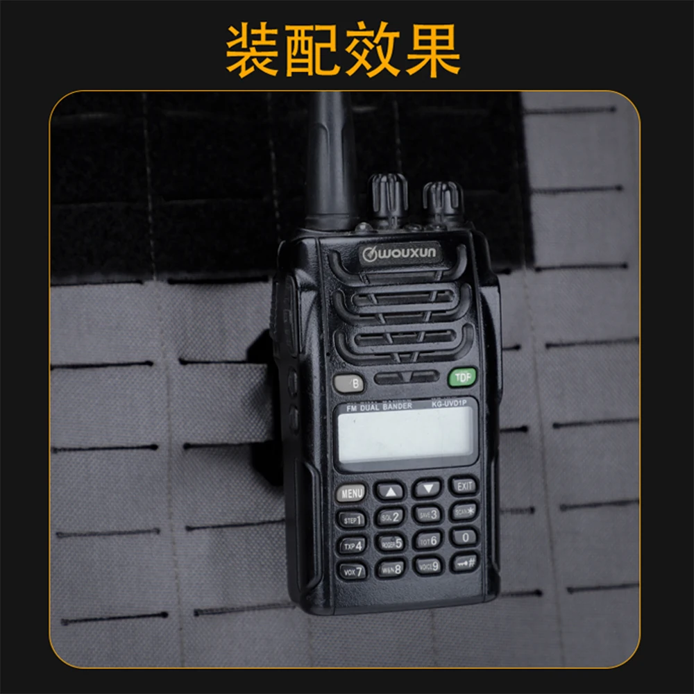 Porta Walkie Talkie MOLLE para Morral Táctico EDC - imagen 4