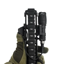 Interruptor táctico dual DBAL-A2 – compatible MLOK Keymod para luces SureFire M300 M600