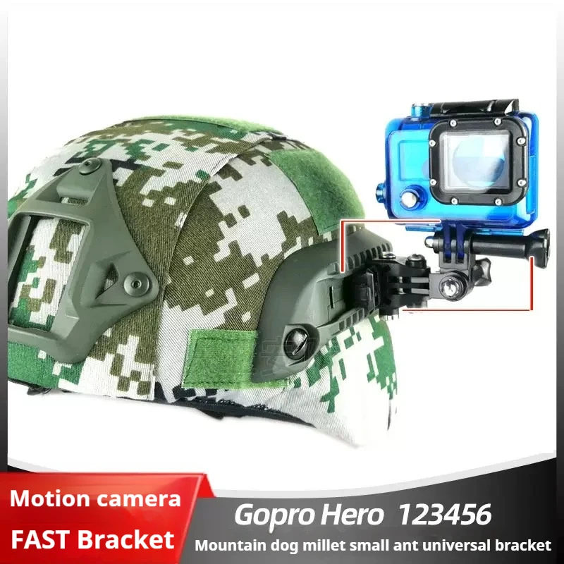 Adaptador NVG para casco táctico con soporte GoPro - imagen 3