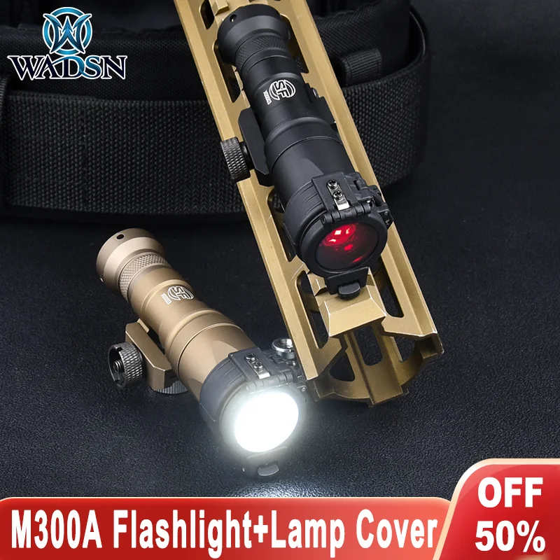 WADSN M300A linterna táctica LED 400 lúmenes con difusor infrarrojo