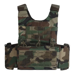 Chaleco táctico LV119 liberación rápida hombreras y cargador 5.56