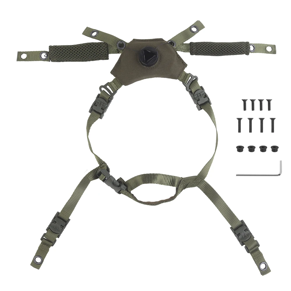 Wendy Bump correa barbilla ajustable para casco táctico con suspensión - imagen 5