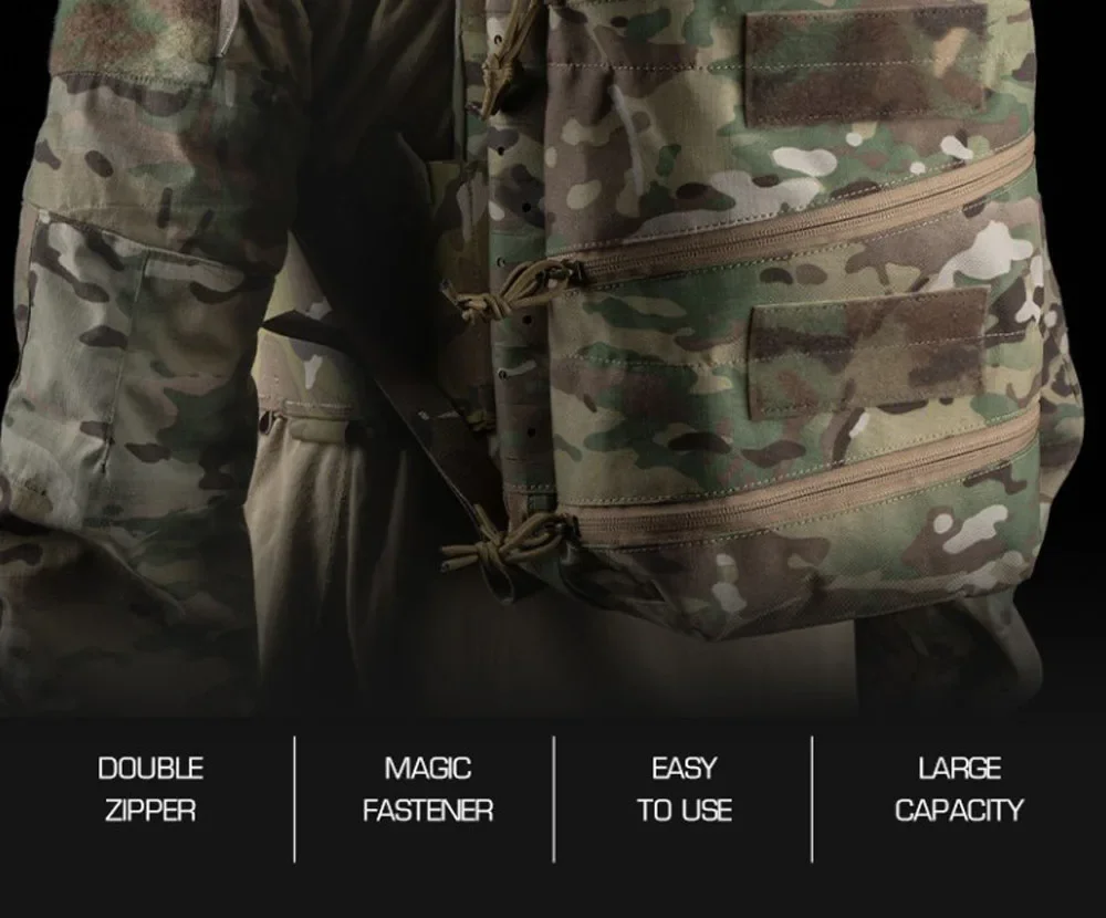 Detalle de compartimentos y diseño táctico