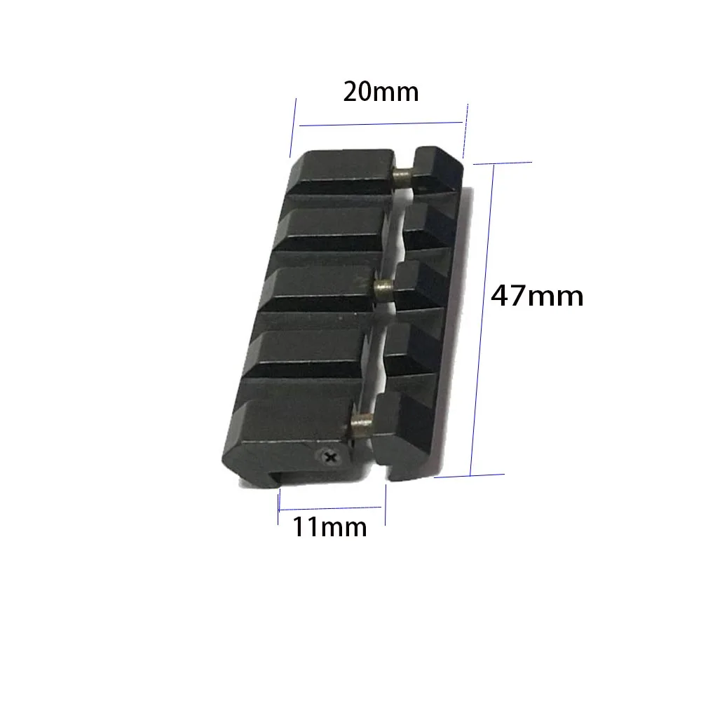 Adaptador riel cola de milano a Picatinny para presión Airsoft - imagen 3