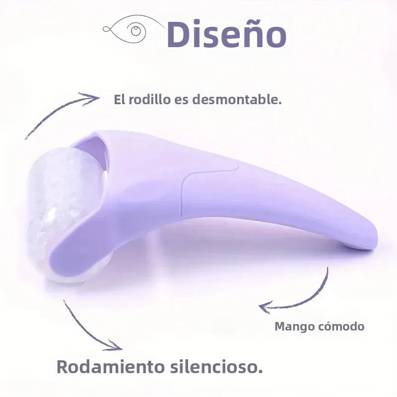 Rodillo de hielo para masaje facial y ocular refrescante portátil - imagen 5