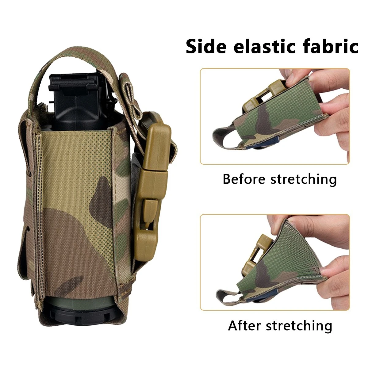 Bolsa táctica MOLLE ajustable para herramientas de 40 mm - imagen 5