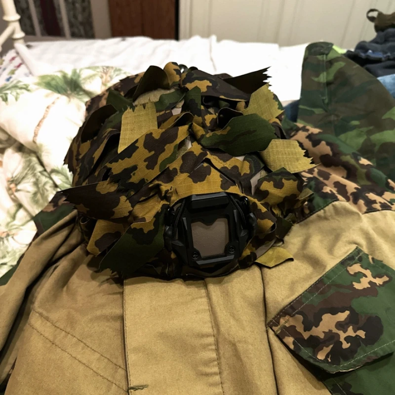 A-23 Cubierta de casco táctico camuflaje MC RG ripstop - imagen 4