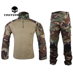 Emersongear Traje Ghillie de Camuflaje con Rodilleras Táctico