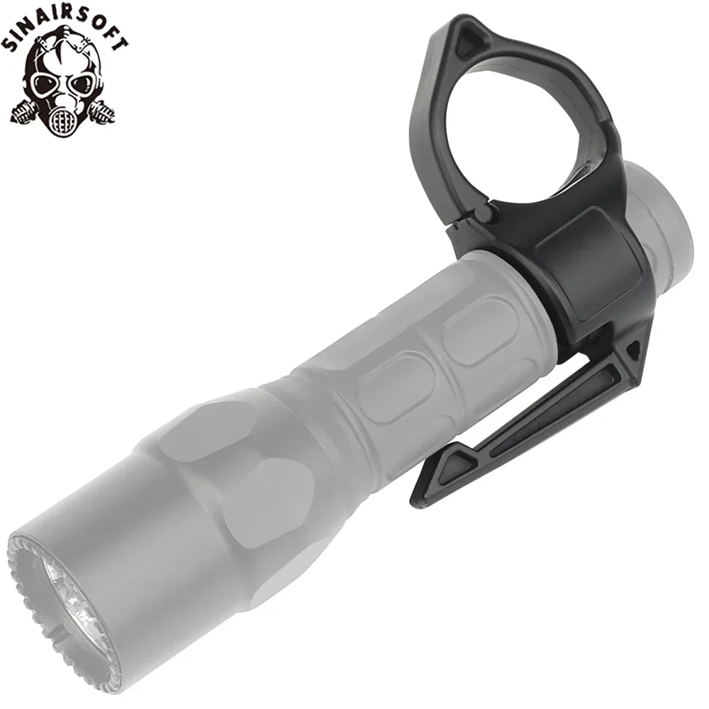 Anillo Táctico Linterna con Clip – Adaptador Antideslizante - imagen 4