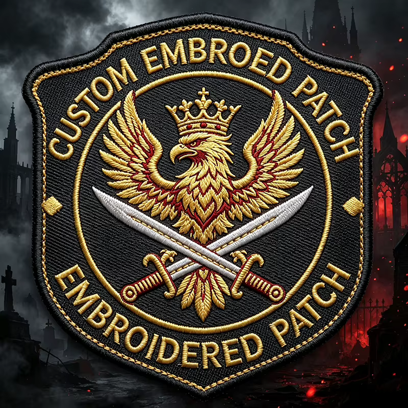 Parche bordado termoadhesivo con logotipo, insignia para ropa - imagen 4