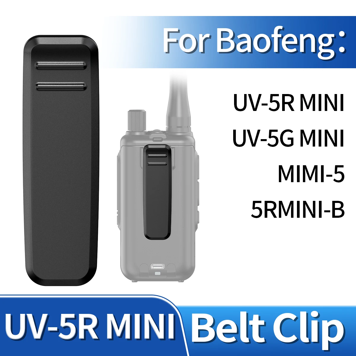 BAOFENG Clip de cinturón para radio bidireccional UV-5R - imagen 4
