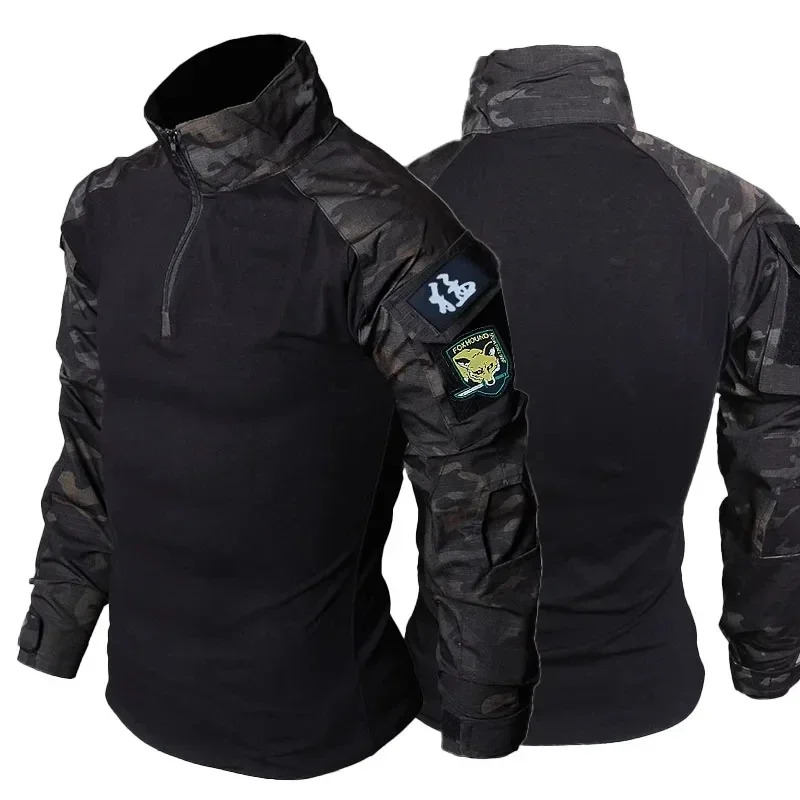 Uniforme de combate resistente al viento con capucha y bolsillos - imagen 2
