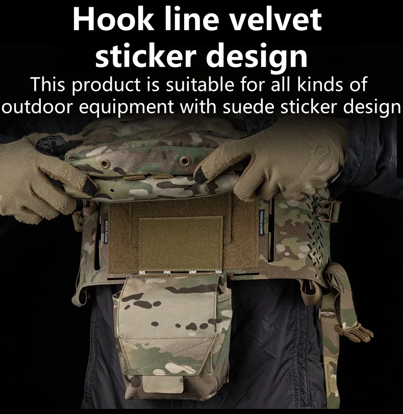 Panel MOLLE inferior modular para chalecos y mochilas tácticas - imagen 5