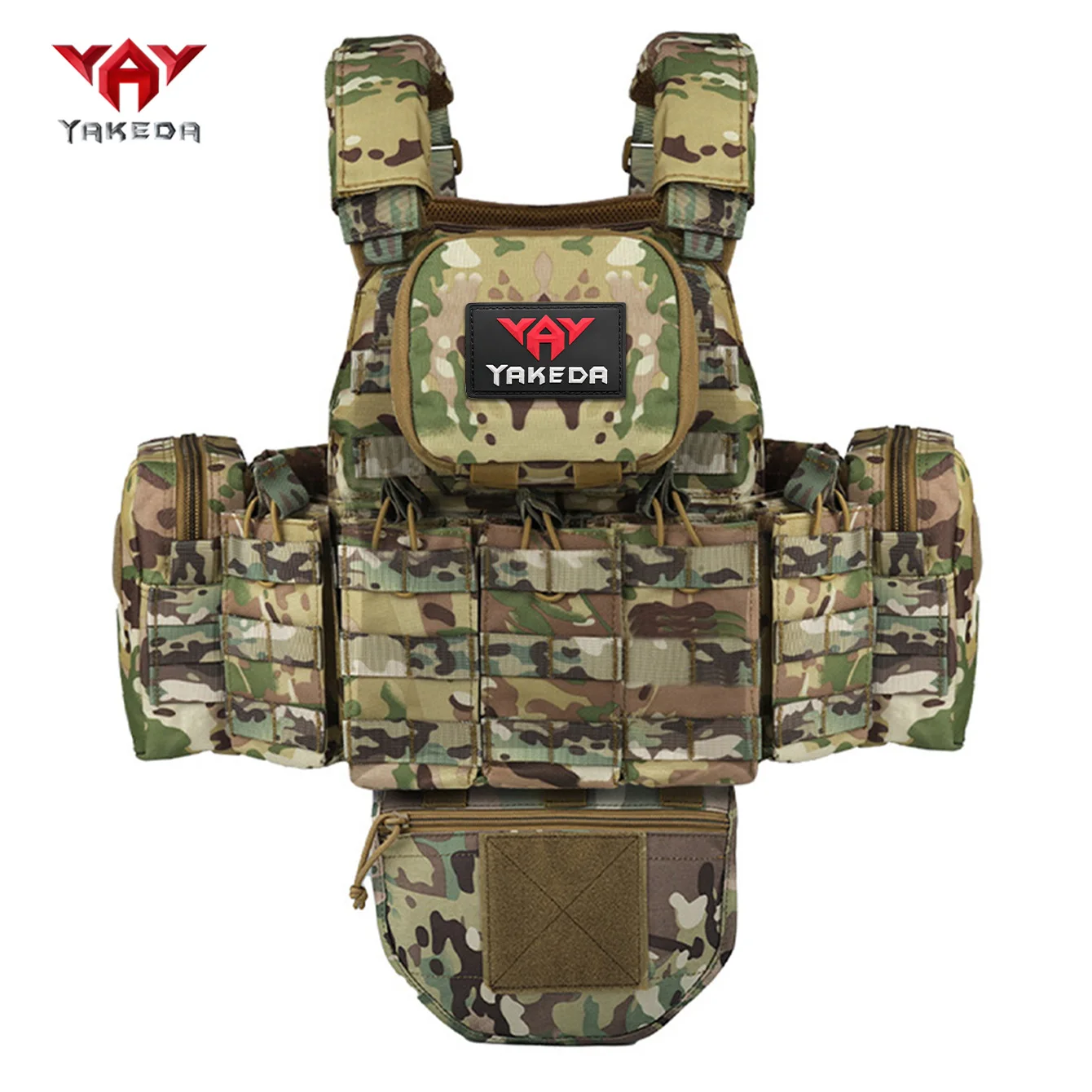 Chaleco táctico YAKEDA con sistema MOLLE para caza y entrenamiento - imagen 4