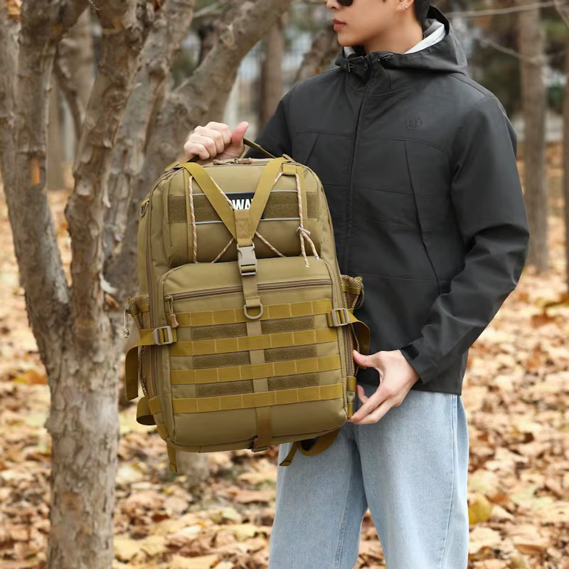 Mochila táctica impermeable multifuncional de alta capacidad asalto - imagen 4
