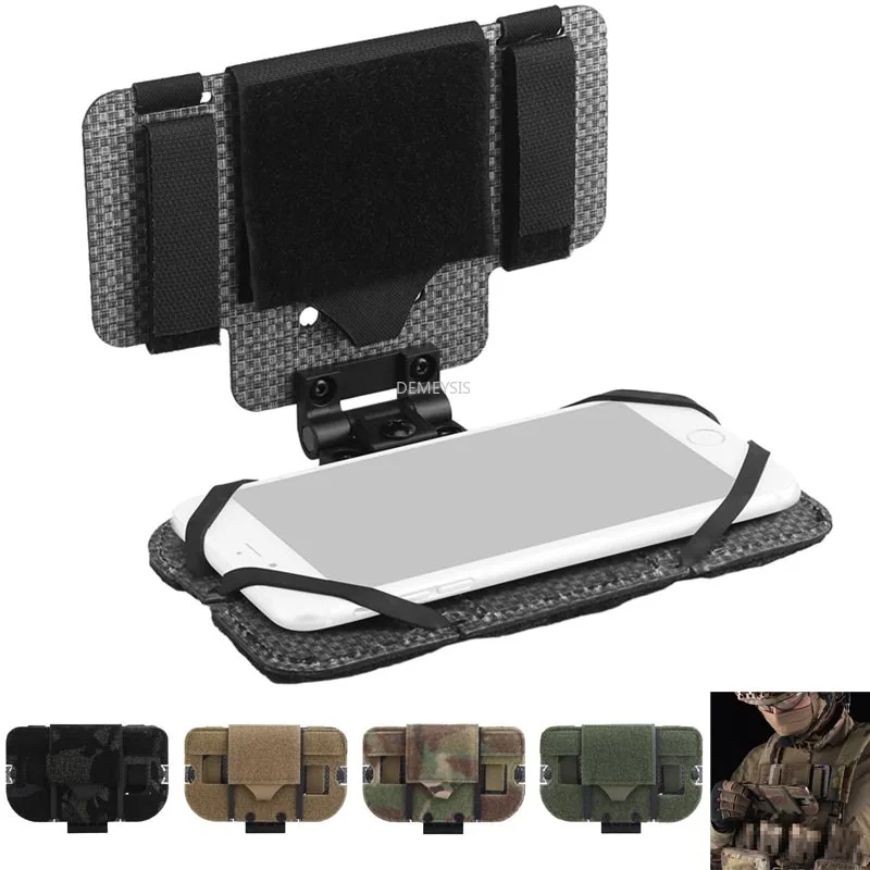 Soporte táctico MOLLE plegable universal para móvil caza y tiro - imagen 2