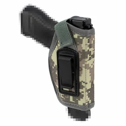Funda táctica de nailon para pistola con clip de cinturón