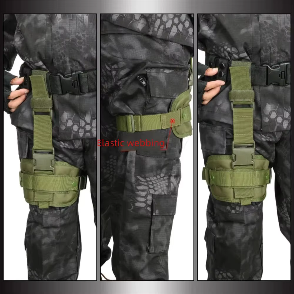 Adaptador MOLLE táctico para funda de pistola muslo universal - imagen 4