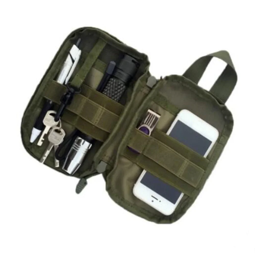 Bolsa EDC MOLLE táctica de cintura para móvil y accesorios - imagen 3