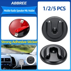Soporte Adhesivo ABBREE Micrófono Radio Bidireccional para Auto