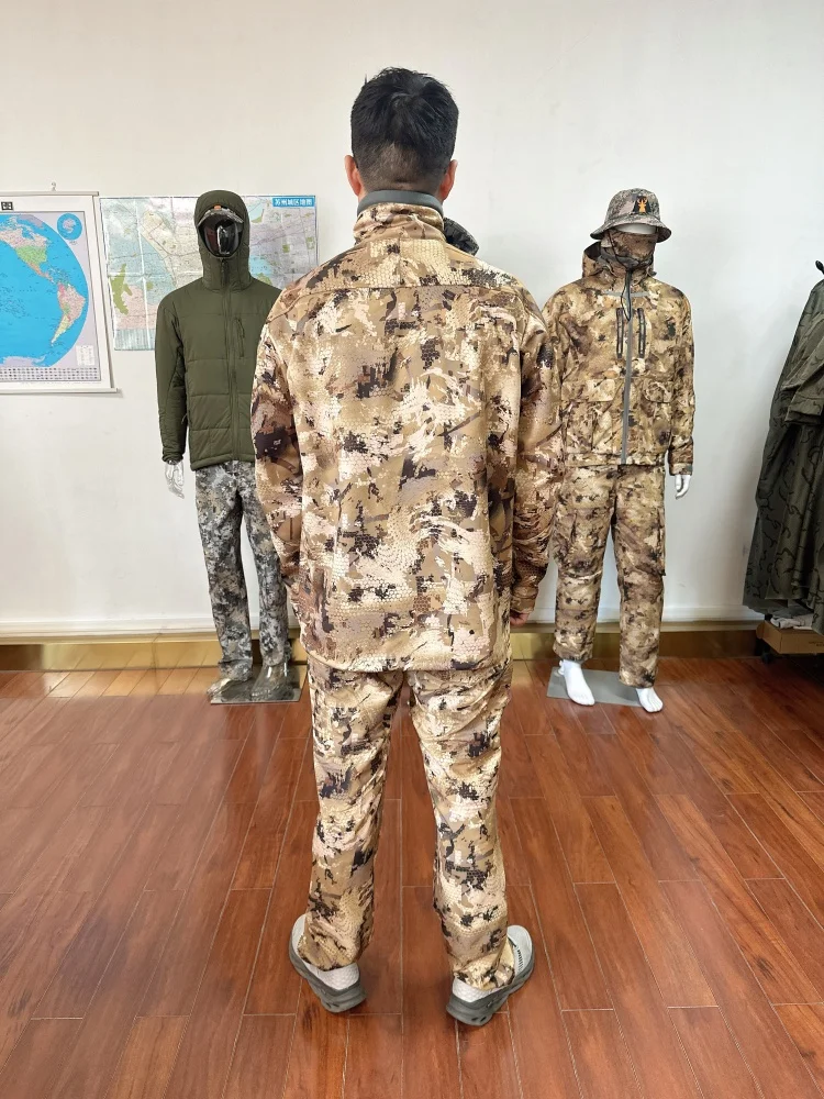 Chaqueta impermeable táctica cortaviento cálida para caza, multicapa - imagen 2