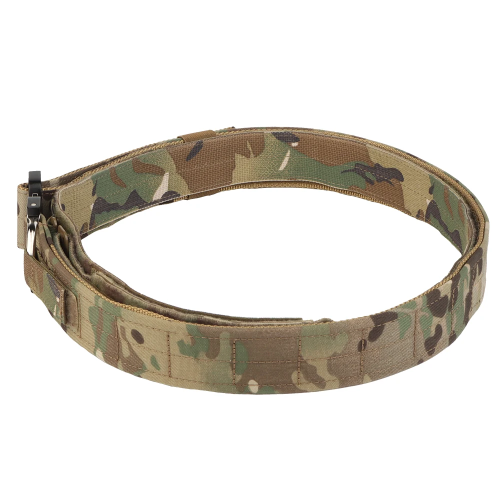 Cinturón táctico MOLLE doble capa liberación rápida para airsoft - imagen 2