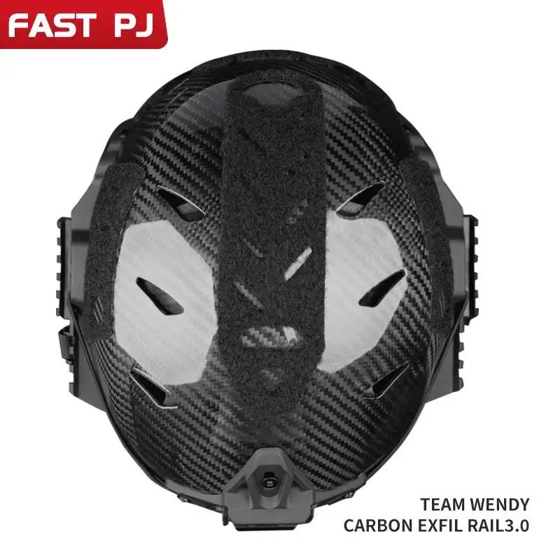Casco antiexplosiones Wendy 3.0 fibra de carbono con forro avanzado - imagen 3