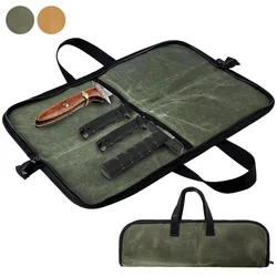 Estuche para cuchillos de exterior ripstop con asa de transporte