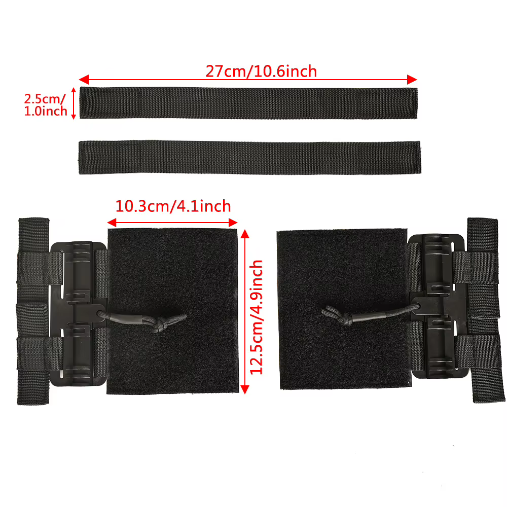 Hebillas quick release tácticas universales – Kit MOLLE Airsoft - imagen 3