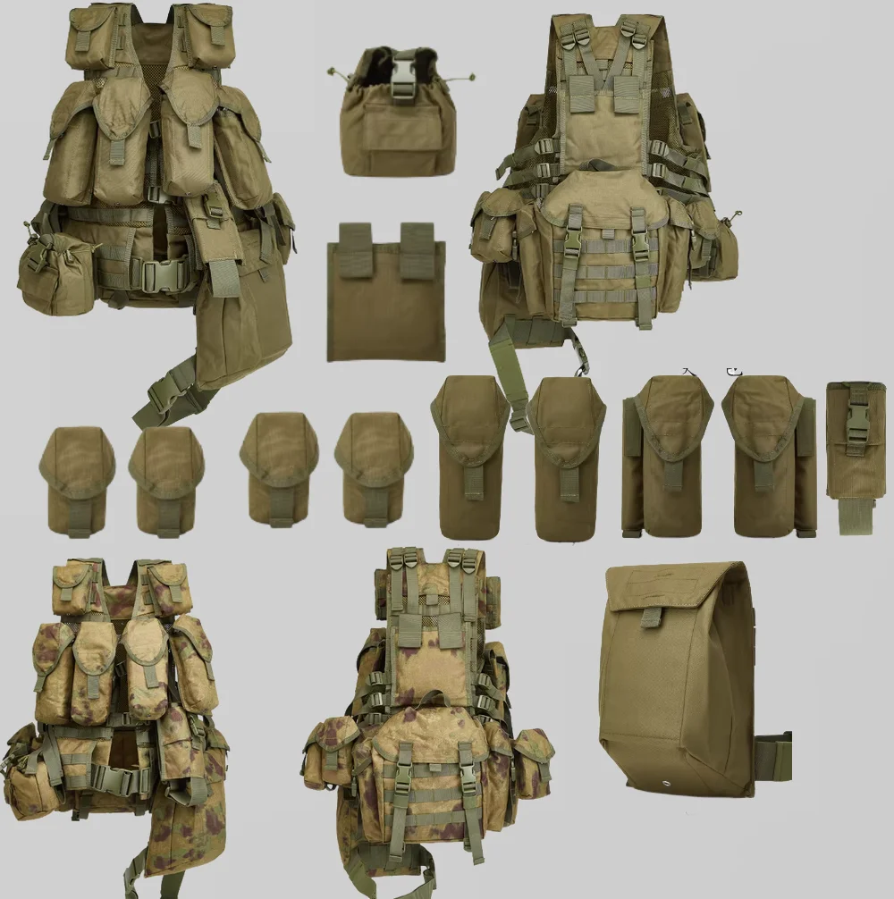 Bolsa táctica de accesorios doble capa para airsoft ruso caza - imagen 3