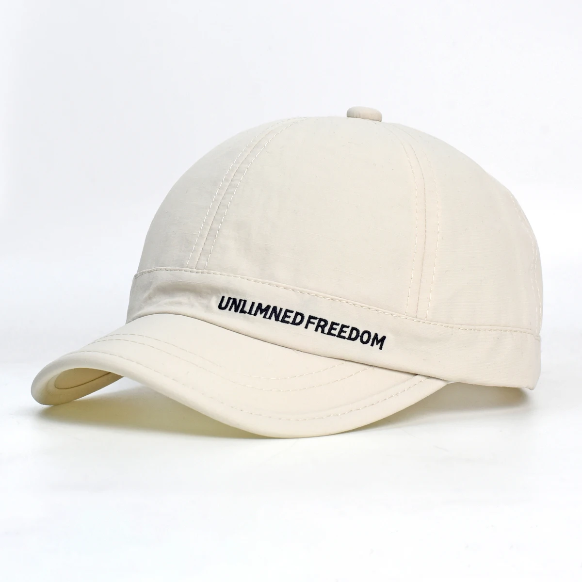 Gorra de perfil bajo vintage ala corta ajustable camionero suave - imagen 4