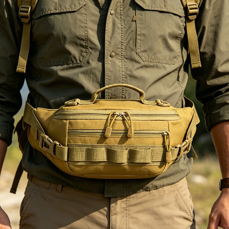 Bolsa de pecho para exterior resistente con correas expandibles - imagen 2