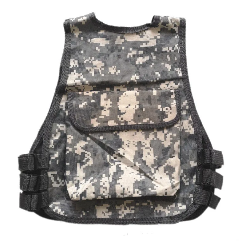 Chaleco táctico infantil de camuflaje transpirable con bolsillos - imagen 3