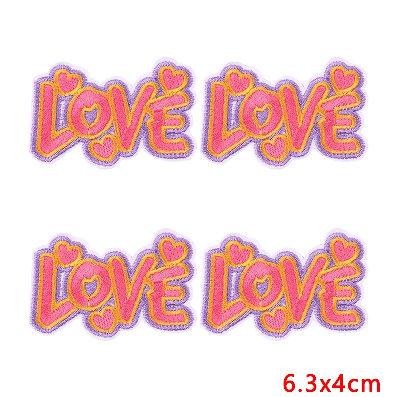 Parches termoadhesivos bordados de letras coloridas para ropa - imagen 3