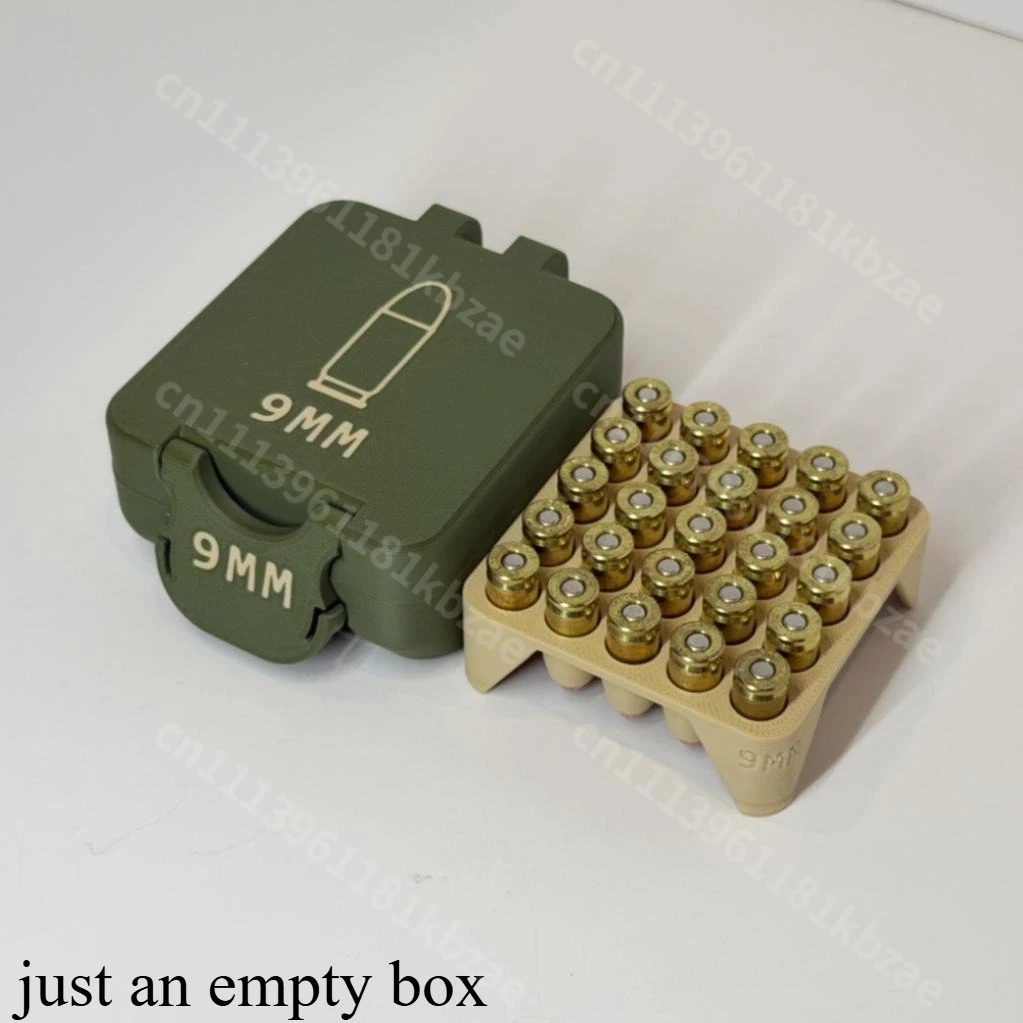 Caja porta balas 9 mm impresa en 3D para organizar y exhibir - imagen 4