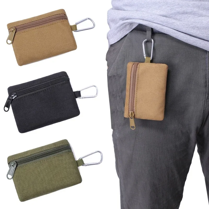 Cartera pequeña táctica con cremallera