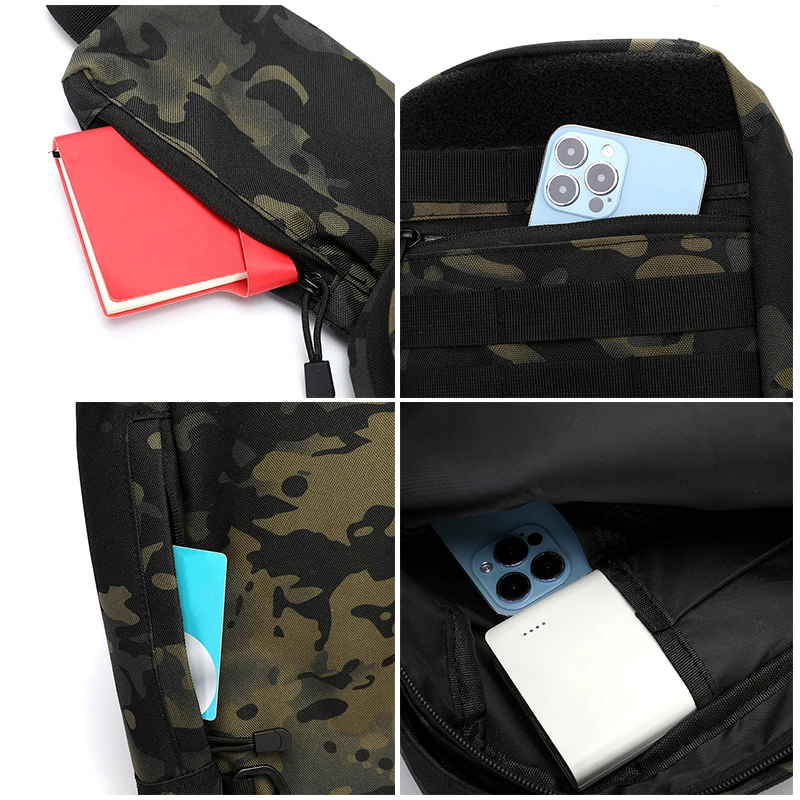 Bolsa de pecho MOLLE para al aire libre: acampar, pesca y senderismo - imagen 3