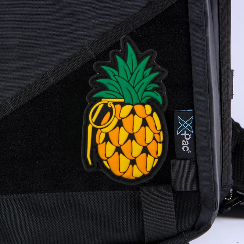 Parche táctico piña granada – PVC con velcro - imagen 5