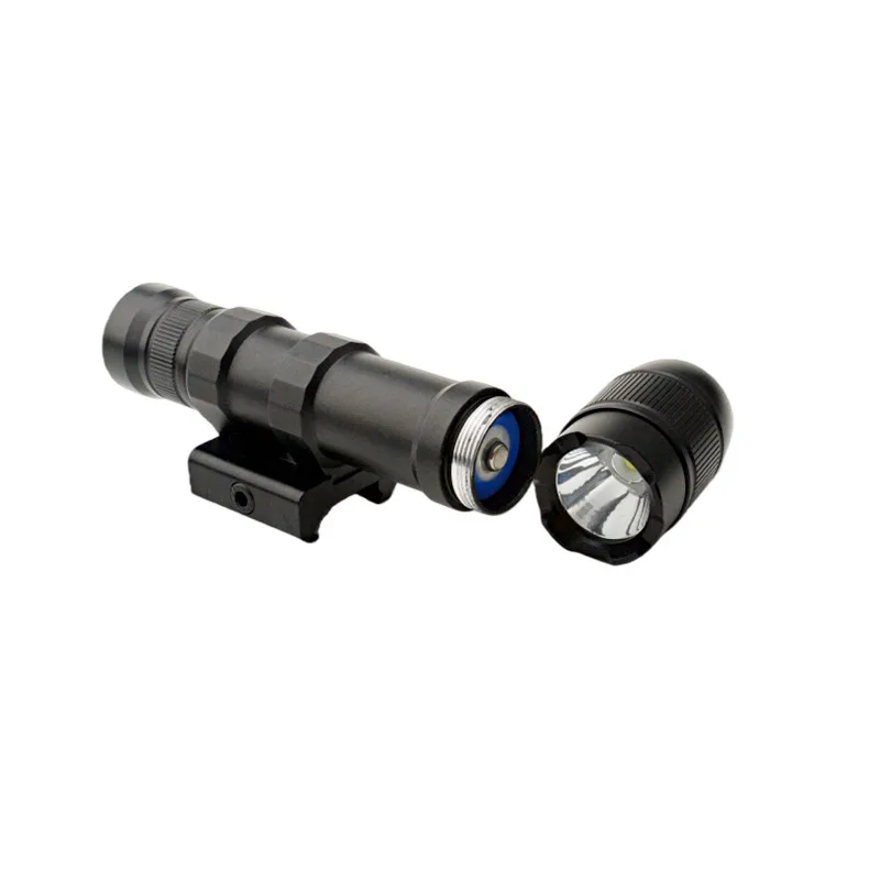 Linterna táctica LED con riel Picatinny para caza - imagen 2