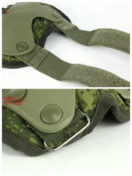 6B51 Rodilleras tácticas y coderas camuflaje verde
