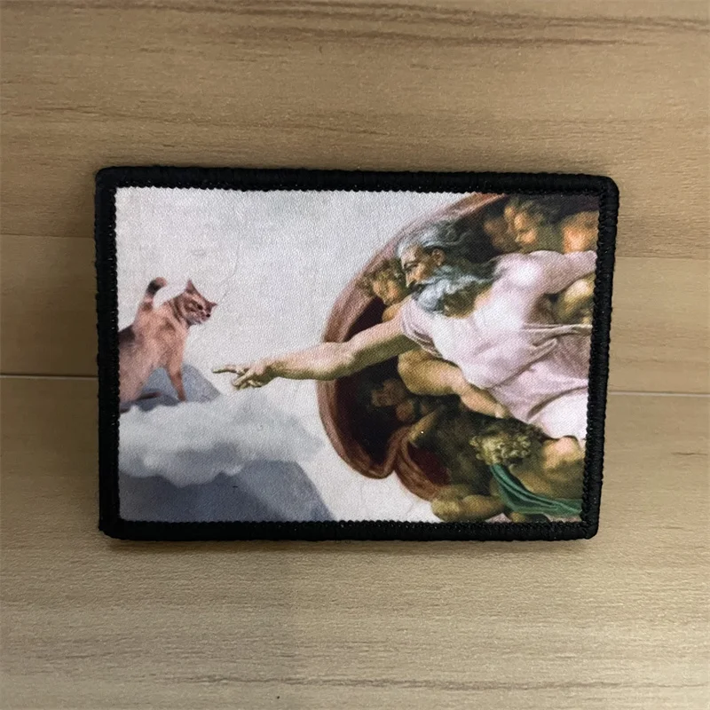 Parche aplicado sobre mochila táctica
